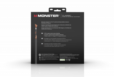 MONSTER CABLE CLASSIC - Kabel instrumentalny 6.4m