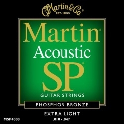 Martin MSP-4000 Phosphor Bronze 10-47 - struny do gitary akustycznej