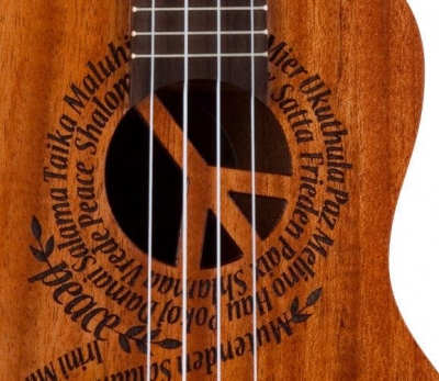 Luna Mahogany Maluhia Peace Concert - ukulele koncertowe elektryczne-2732