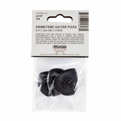 Dunlop Primetone - zestaw 3szt. kostek gitarowych 5mm