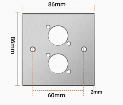 Teriux TWP-2-SL - Panel montażowy