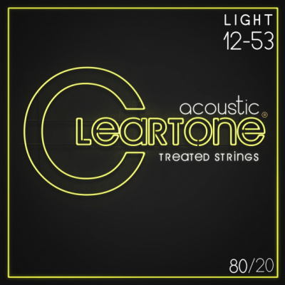 Cleartone struny do gitary akustycznej 80/20 Bronze 12-53
