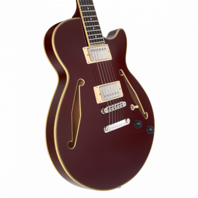 D'Angelico Excel SS Tour Solid Wine - gitara elektryczna