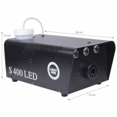 LIGHT4ME S 400W LED - wytwornica dymu mgły z pilotem