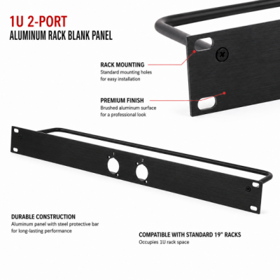 Kera Audio 1U-2D - Patch panel RACK 19
