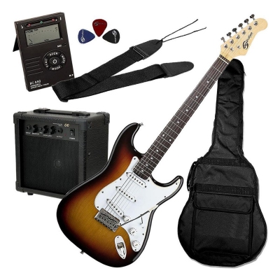 Soundsation EGPKG600 3TS Pack - gitara elektryczna plus zestaw akcesoriów-4577