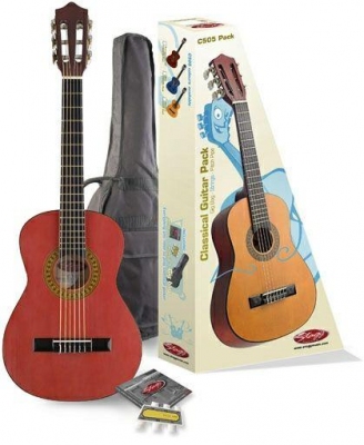 Stagg C 505 TR Pack - gitara klasyczna 1/4 z wyposażeniem-2132