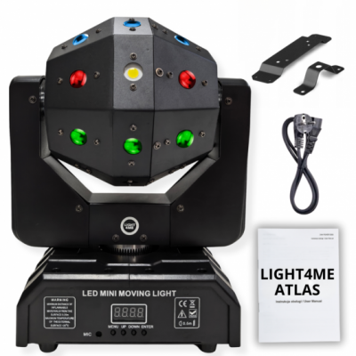 LIGHT4ME ATLAS - Ruchomy multiefekt świetlny LED