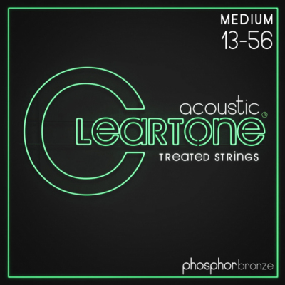 Cleartone struny do gitary akustycznej Phosphor Bronze 13-56