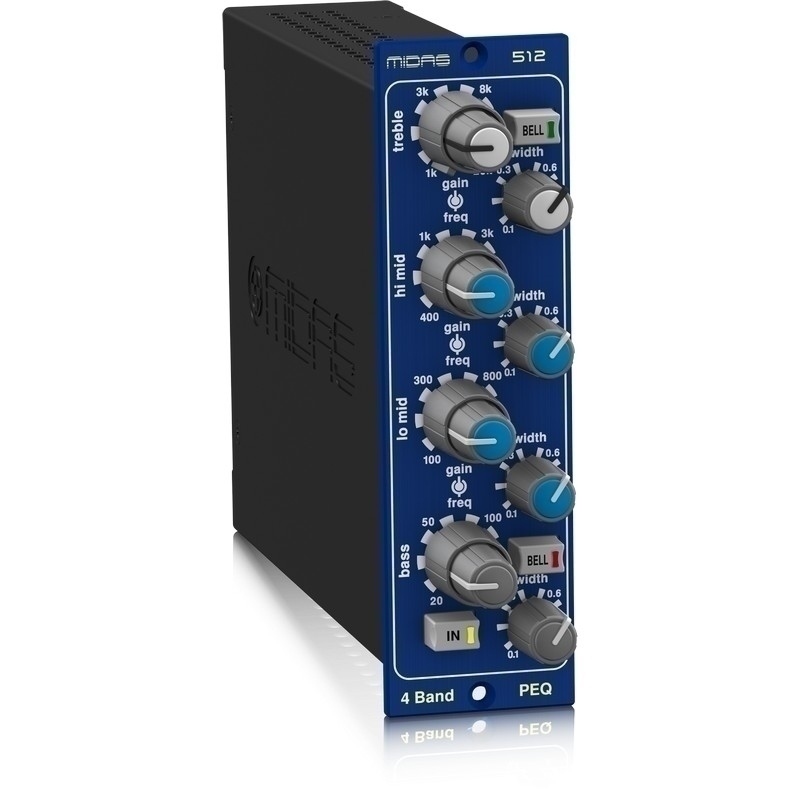 Midas PARAMETRIC EQUALISER 512 Moduł korektora parametrycznego w formacie 500