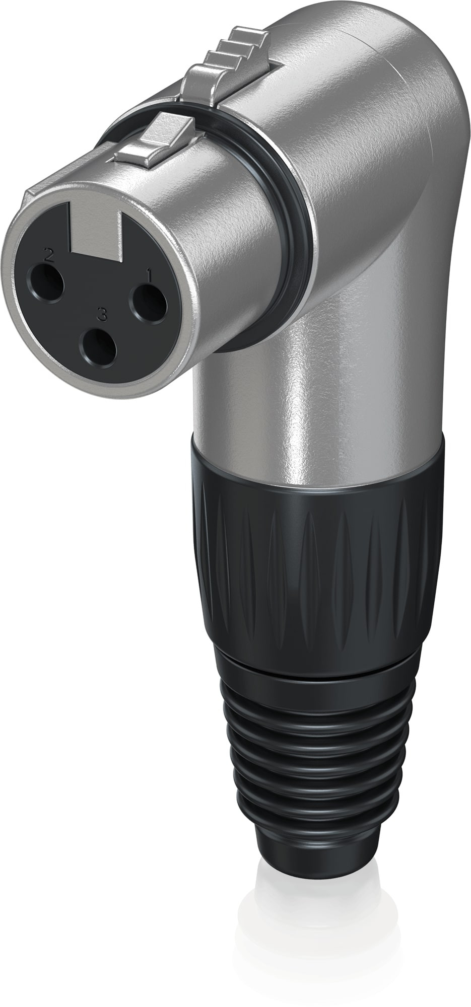 Behringer X3FR-SR XLR kątowy 3-pin żeński, srebrny
