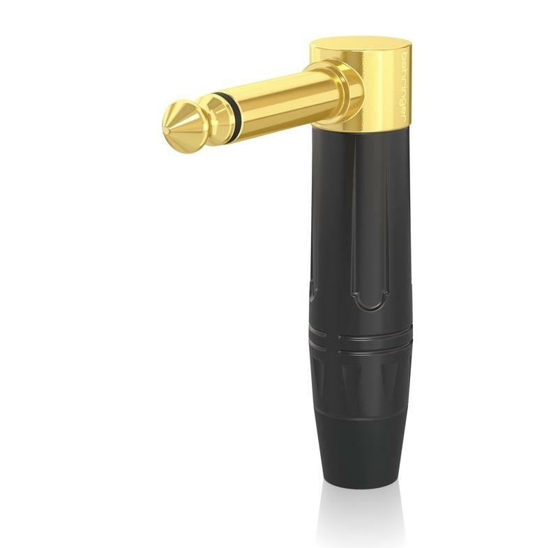 Behringer 4MGR-BK Jack kątowy Mono 6,3 mm czarny/złoty