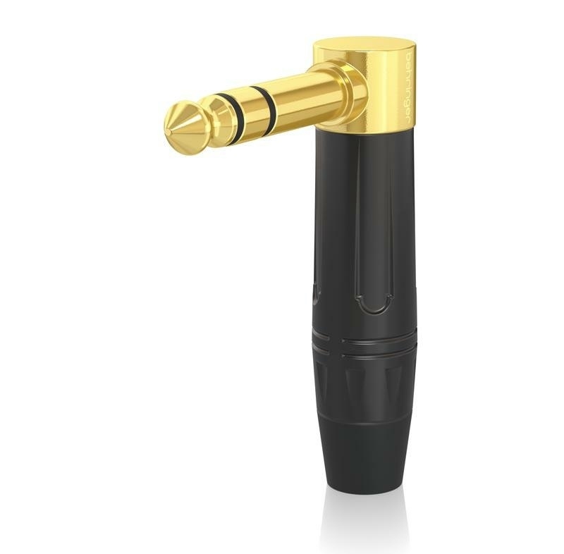 Behringer 4SGR-BK Jack kątowy Stereo 6,3 mm czarny/złoty