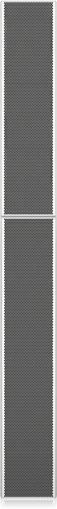 Tannoy QFLEX 24 Digitally Steerable Powered Column Array Loudspeaker with 24 Independently Controlled Drivers, Integrated DSP and BeamEngine GUI Control for Installation Applications