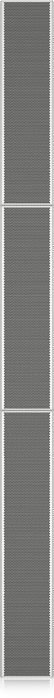Tannoy QFLEX 40 Digitally Steerable Powered Column Array Loudspeaker with 40 Independently Controlled Drivers, Integrated DSP and BeamEngine GUI Control for Installation Applications