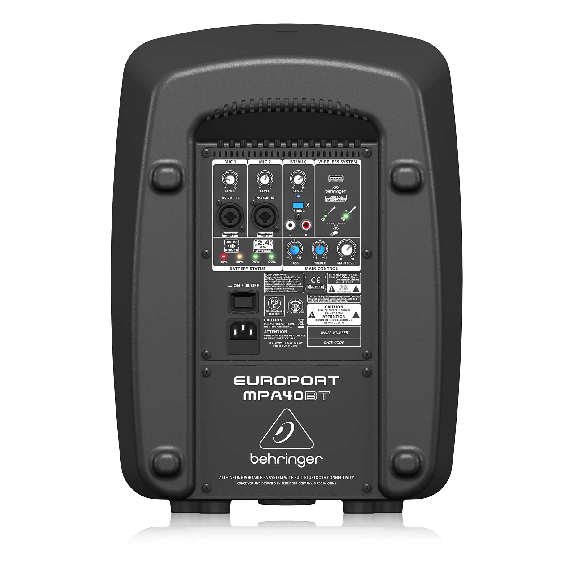 Behringer MPA40BT Mobilny system nagłośnieniowy