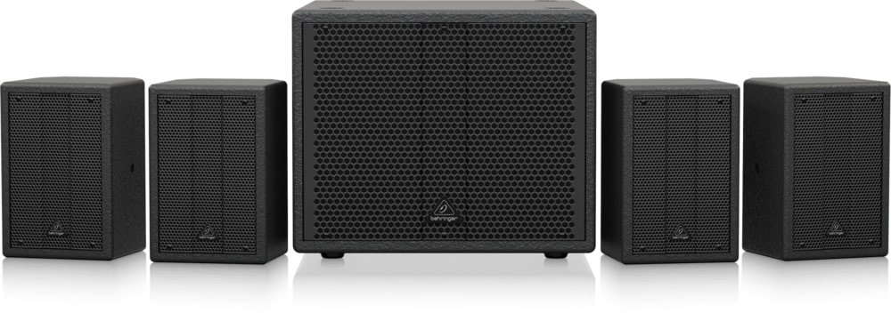 Behringer SAT 1004 BUNDLE Zestaw nagłośnieniowy (1xSAT1008 + 4xSAT1004)