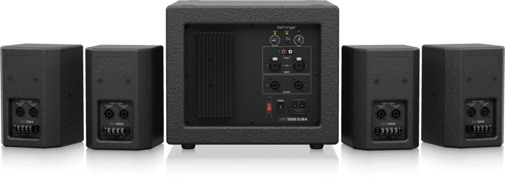 Behringer SAT 1004 BUNDLE Zestaw nagłośnieniowy (1xSAT1008 + 4xSAT1004)