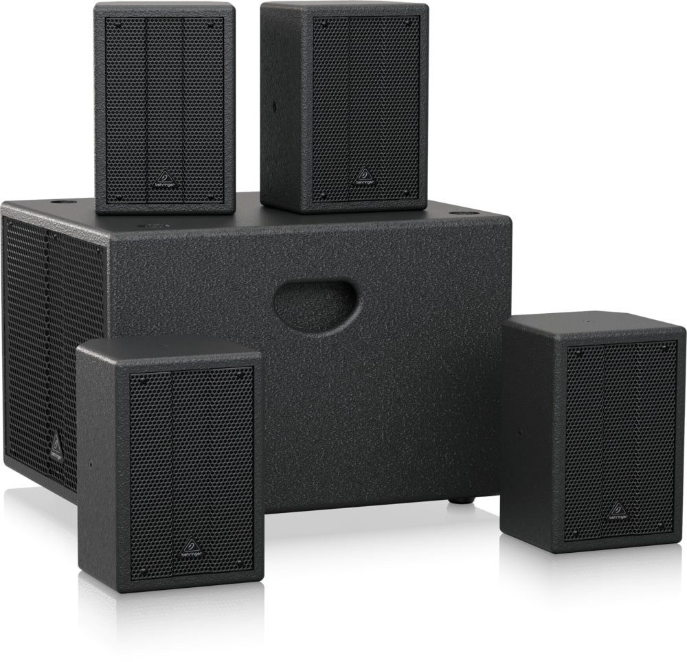 Behringer SAT 1004 BUNDLE Zestaw nagłośnieniowy (1xSAT1008 + 4xSAT1004)