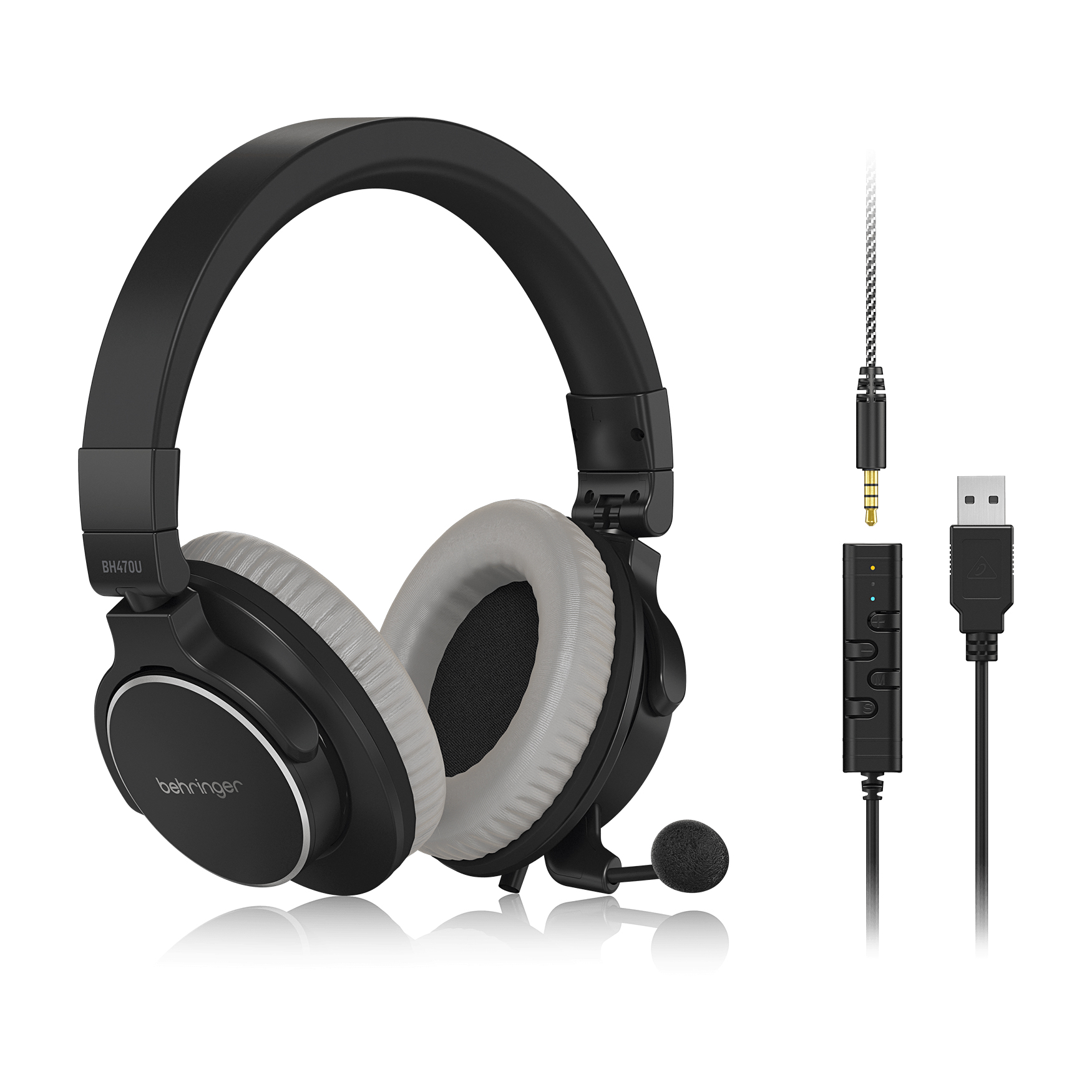 Behringer BH470U Słuchawki studyjne z mikrofonem i złączem USB