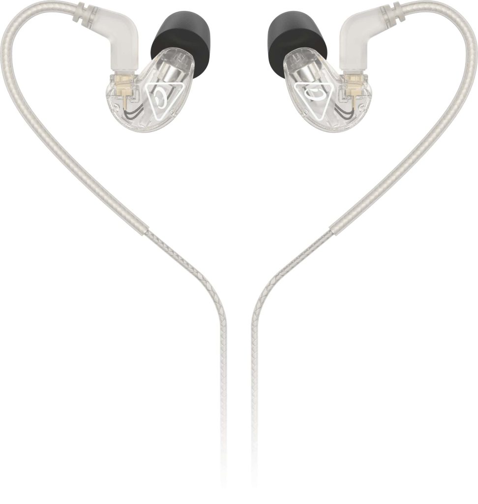 Behringer SD251-CL Słuchawki dokanałowe ze złączem MMCX - przezroczyste