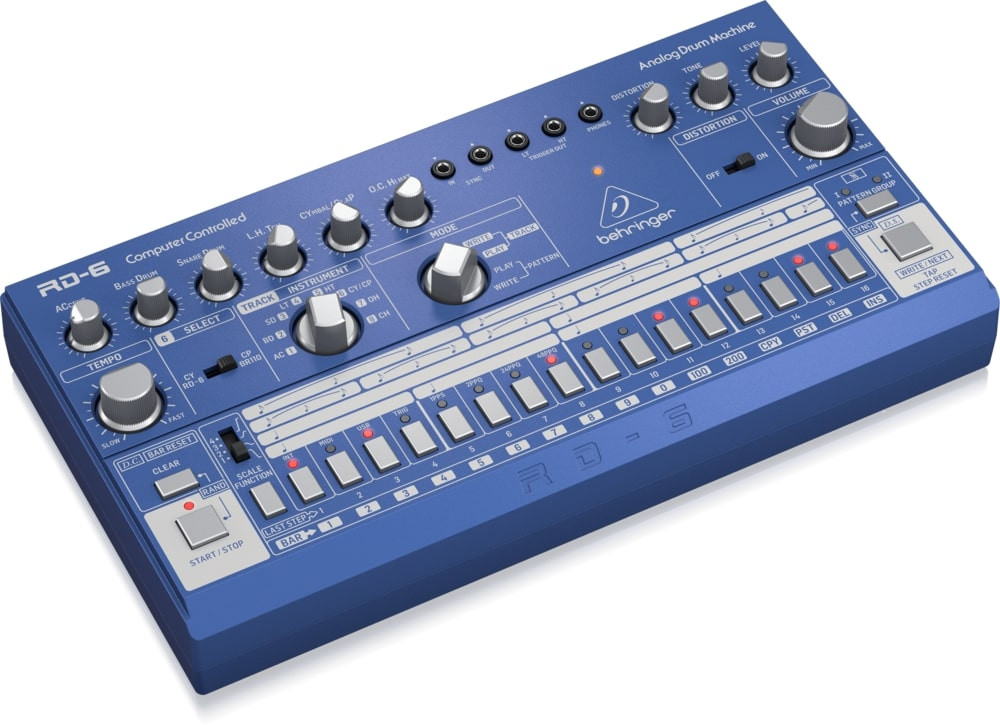 Behringer RD-6-BU Maszyna perkusyjna - niebieski