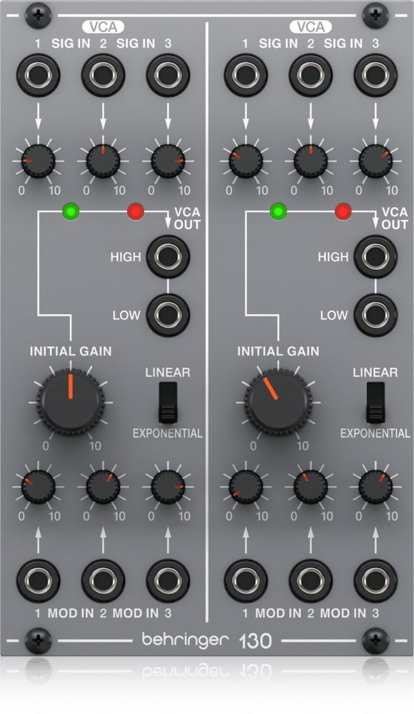 Behringer 130 DUAL VCA Moduł syntezatora modularnego