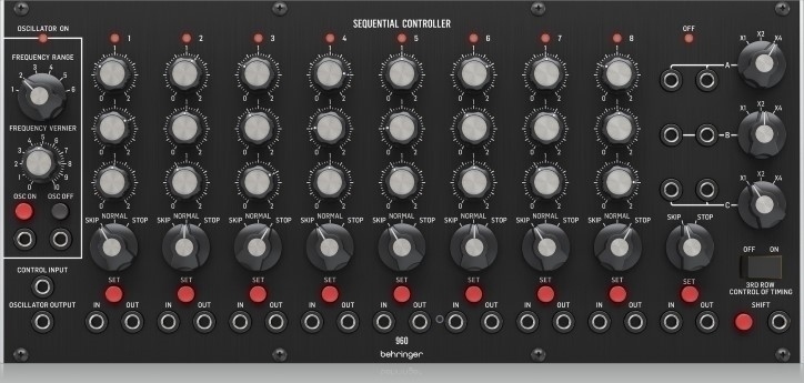 Behringer 960 SEQUENTIAL CONTROLLER Moduł syntezatora modularnego