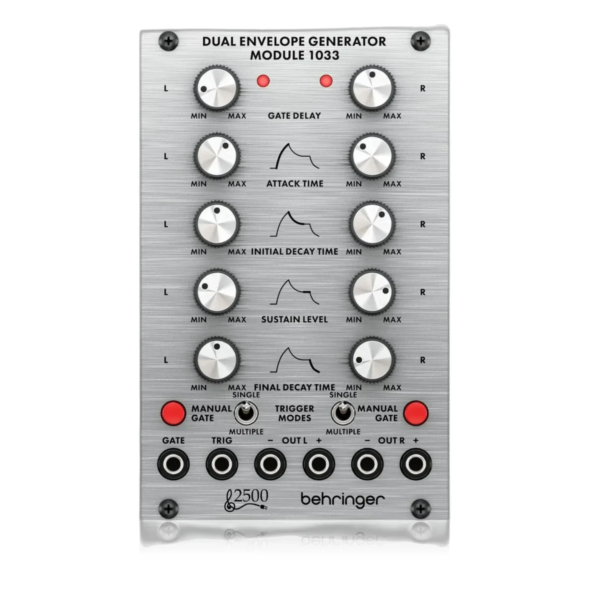 Behringer 1033 DUAL ENVELOPE GENERATOR Moduł syntezatora modularnego serii 2500