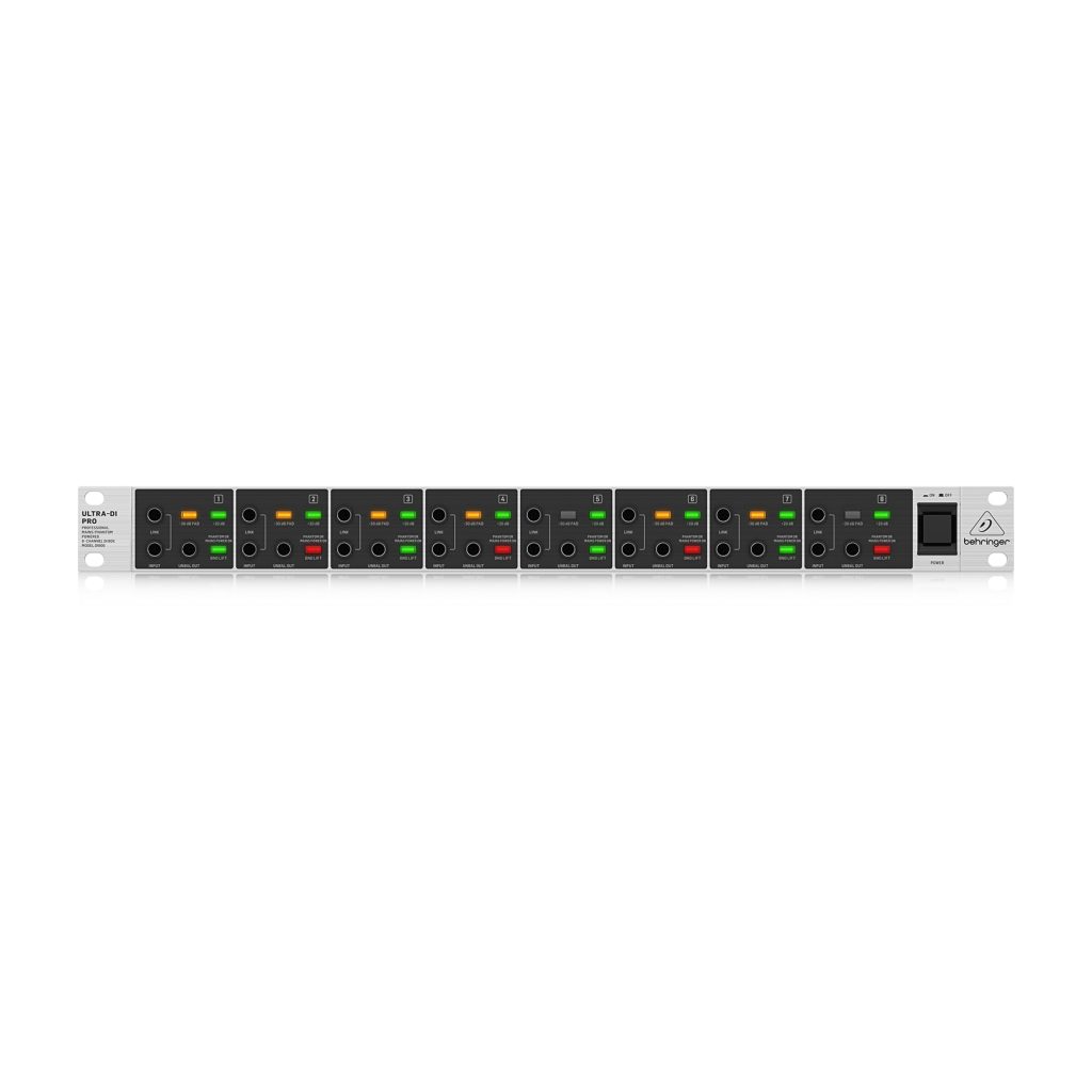 Behringer DI800 V2 DI-box aktywny 8-kanałowy