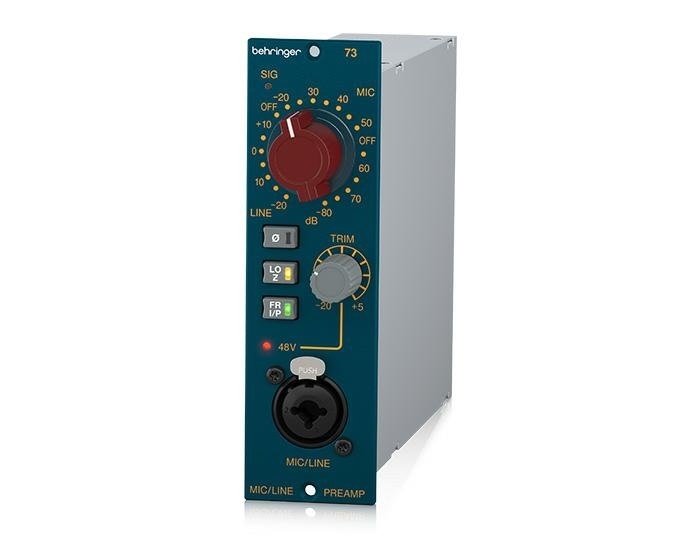 Behringer 73 Moduł przedwzmacniacza mikrofonowego w formacie 500