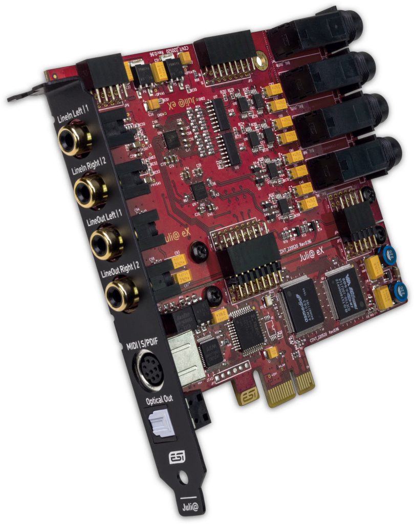 ESI Juli@ eX – karta audio PCIe 32-bit / 192 kHz