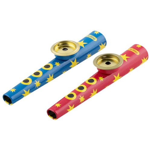 Kazoo metalowe kolorowe Goki 14173