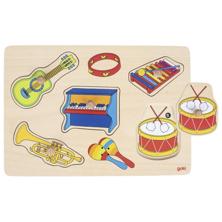 Puzzle dźwiękowe Goki 57520 - instrumenty muzyczne