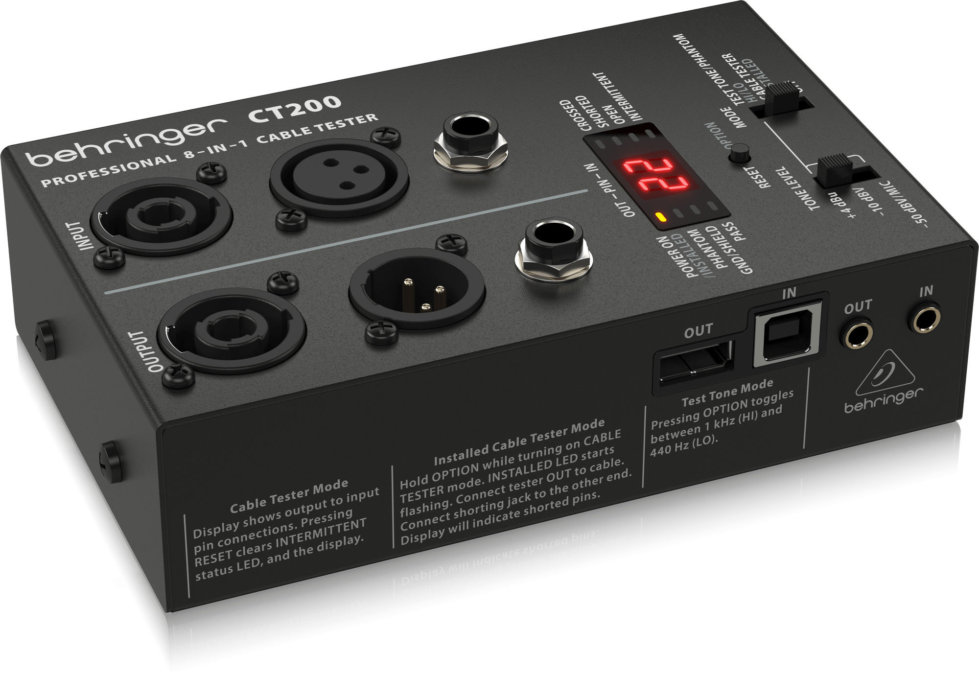 Behringer CT200 Tester kablowy