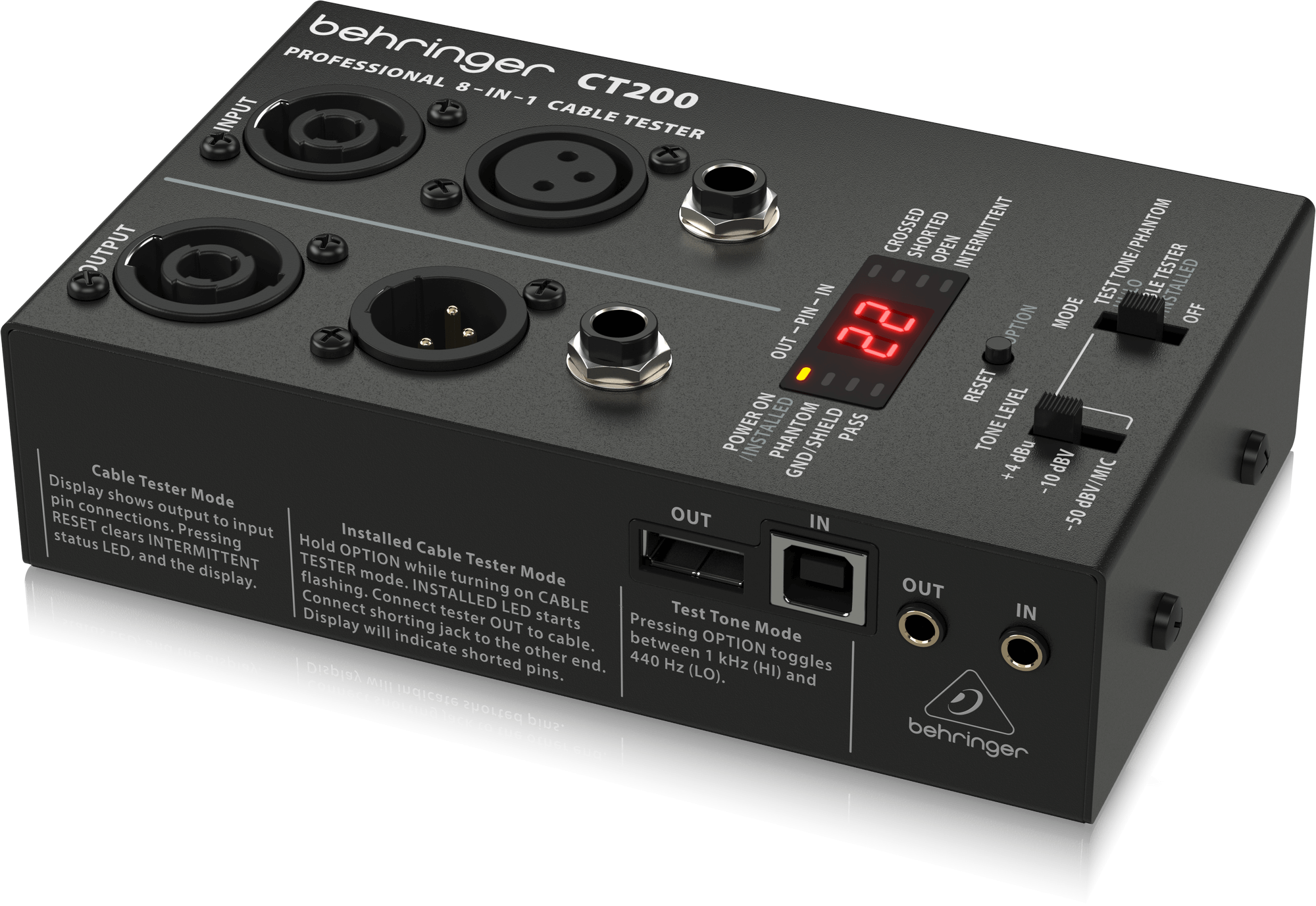 Behringer CT200 Tester kablowy