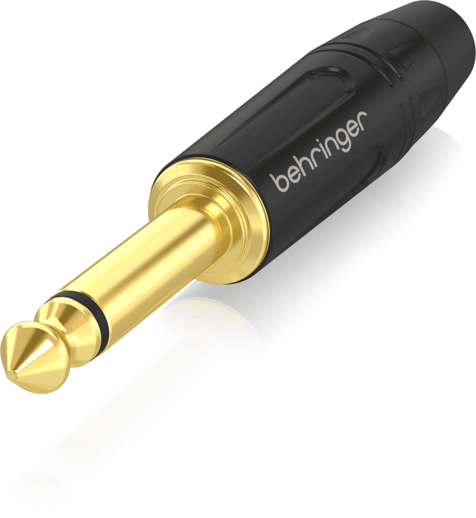 Behringer 4MG-BK Jack Mono 6,3 mm czarny/złoty
