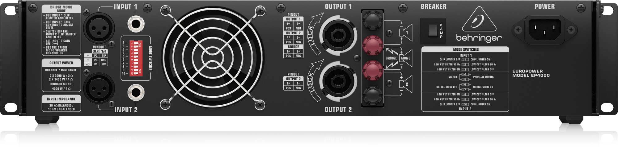Behringer EP4000 Wzmacniacz mocy stereo