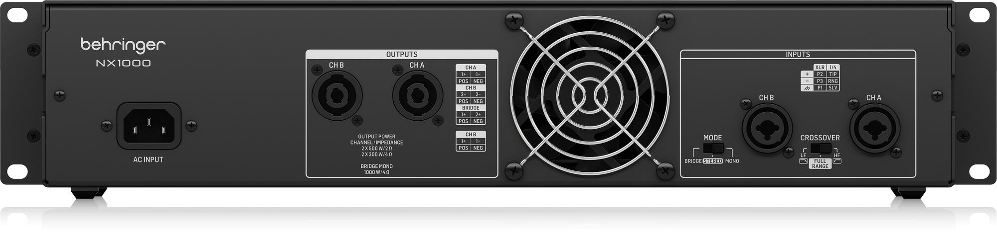 Behringer NX1000 Wzmacniacz mocy stereo