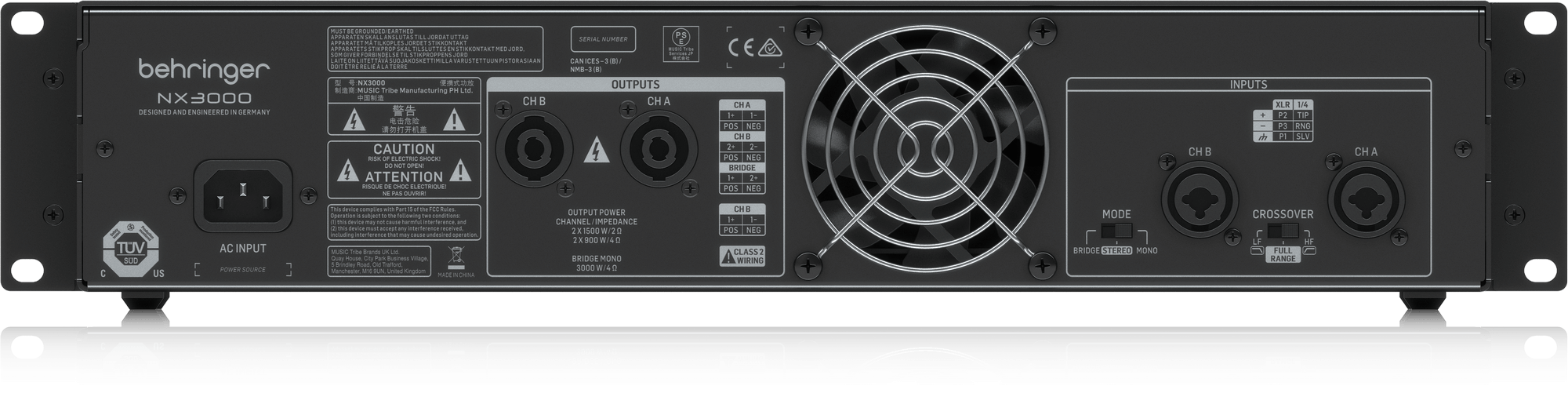 Behringer NX3000 Wzmacniacz mocy stereo
