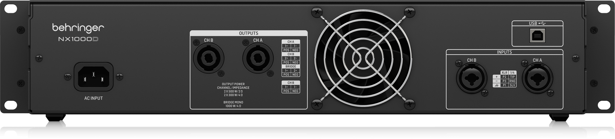 Behringer NX1000D Wzmacniacz mocy stereo z DSP
