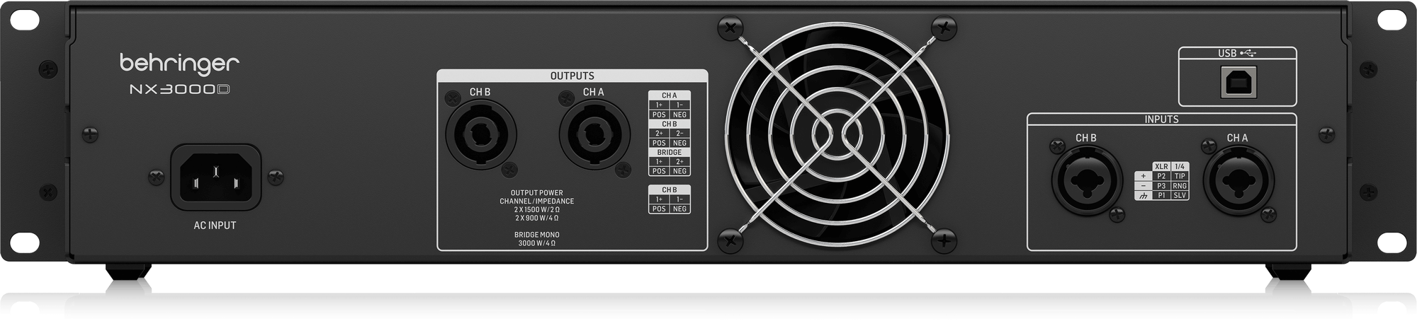 Behringer NX3000D Wzmacniacz mocy stereo z DSP