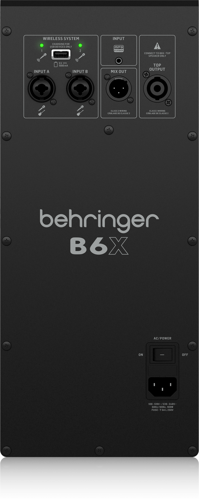Behringer B6X Modułowy system aktywny 4x3" + 1x10"