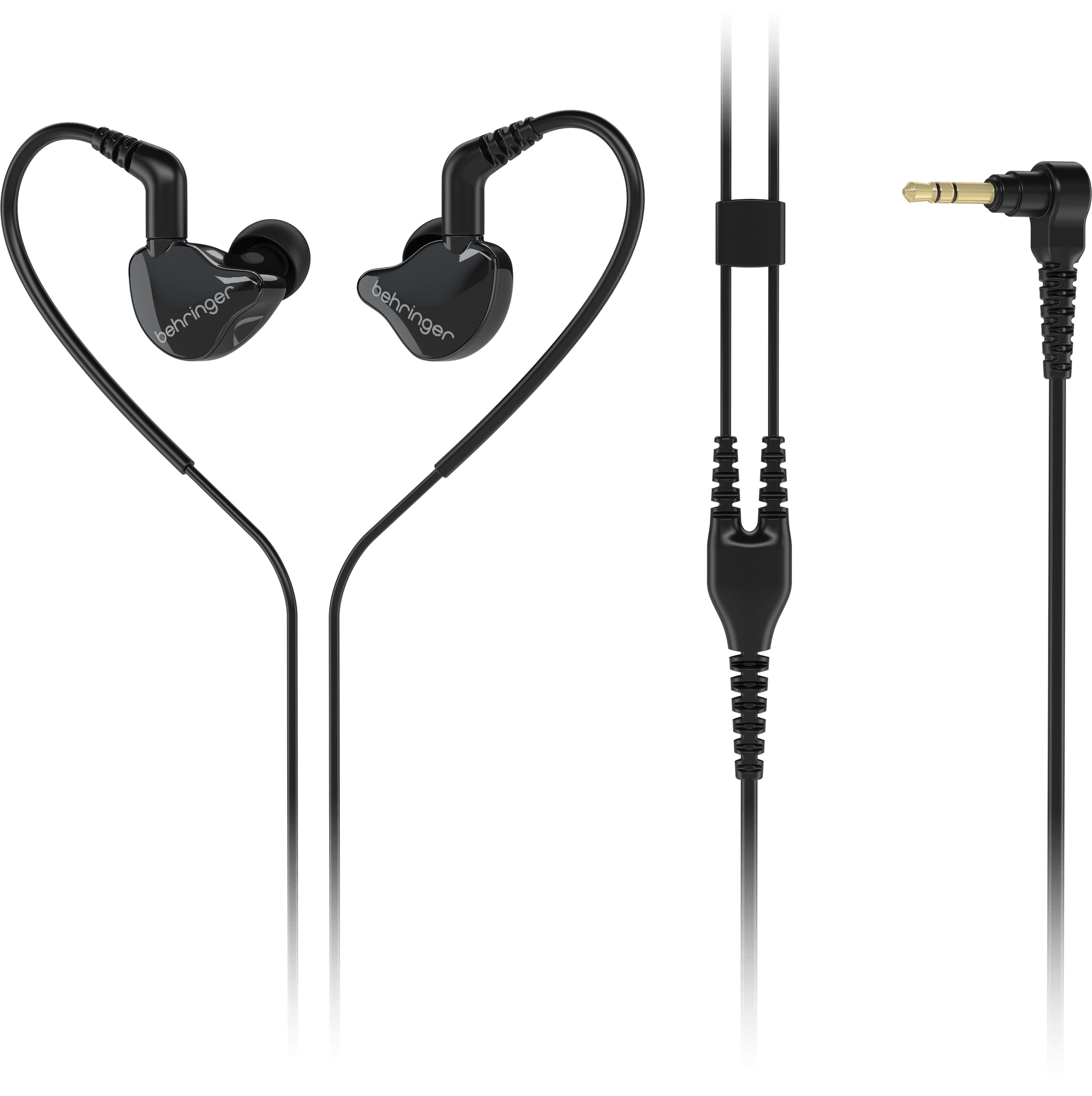 Behringer MO240-CK PRO Słuchawki dwudrożne dokanałowe - czarne