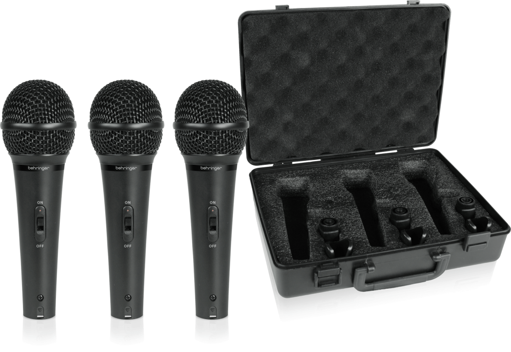 Behringer XM1800S Zestaw 3 mikrofonów dynamicznych