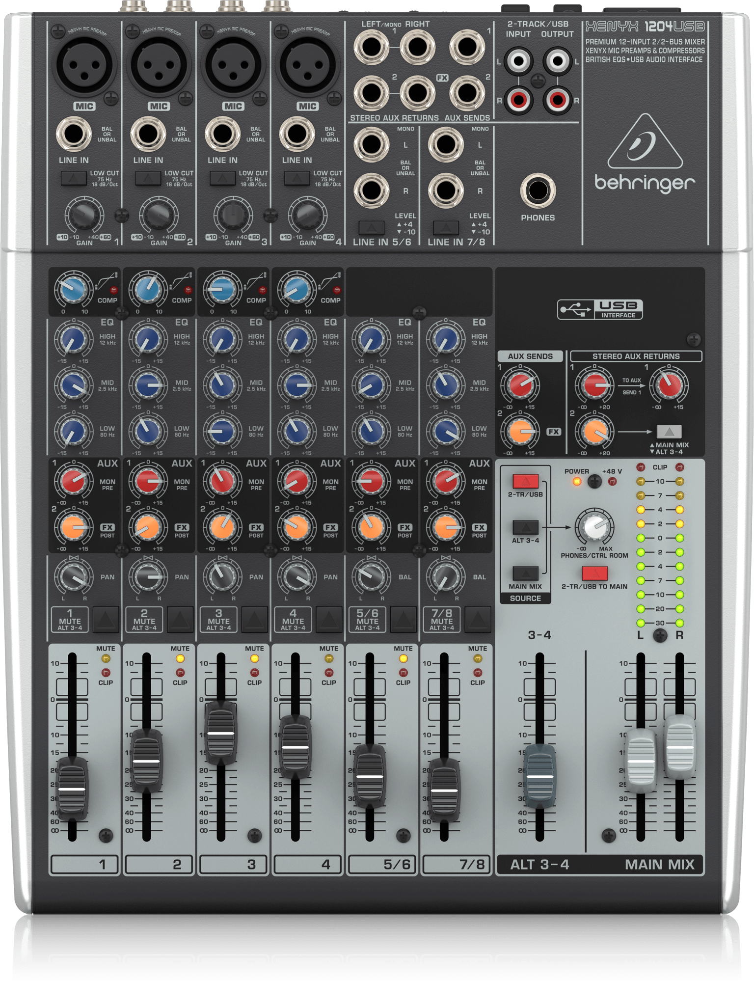Behringer XENYX 1204USB Mikser audio