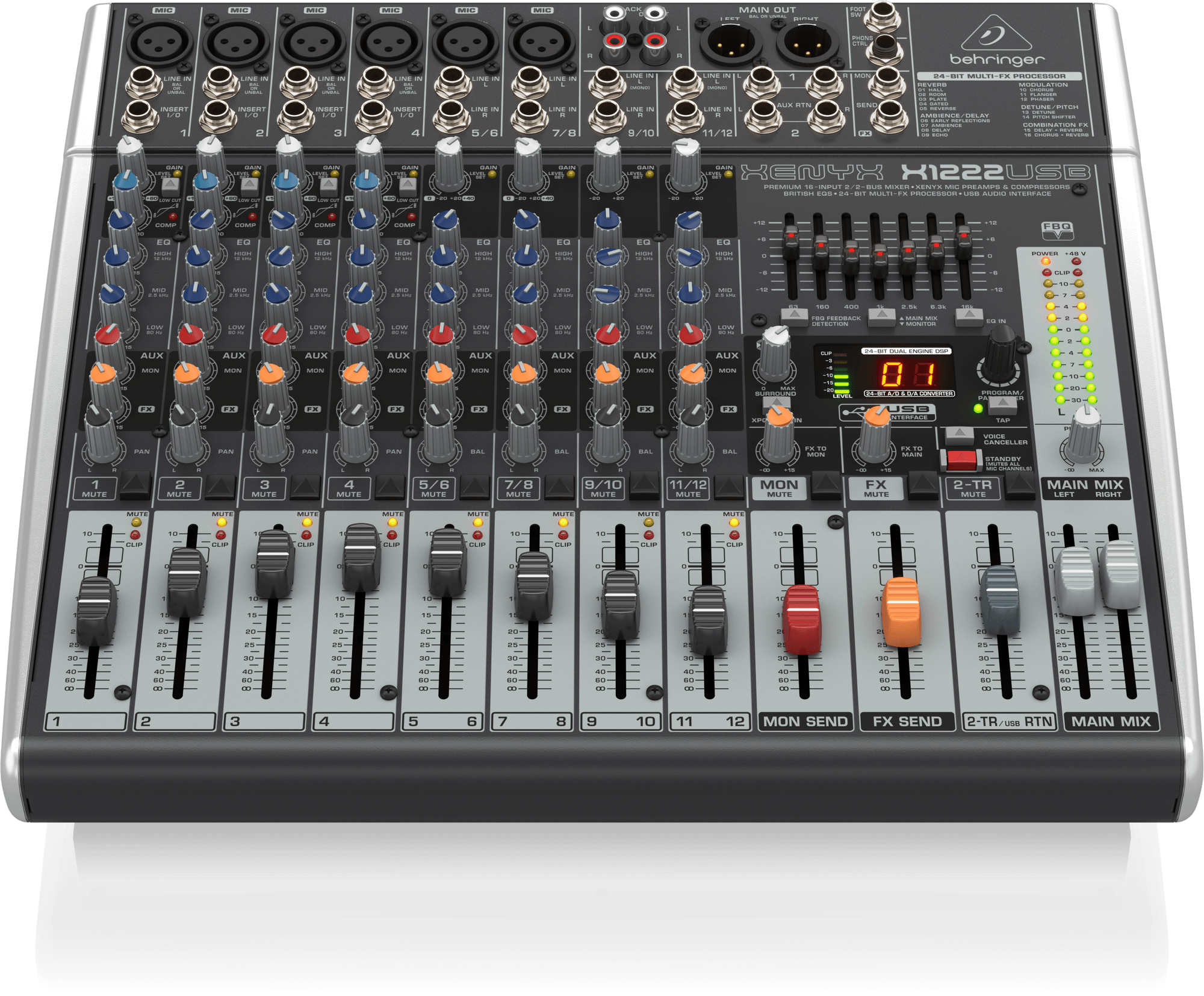 Behringer XENYX X1222USB Mikser audio