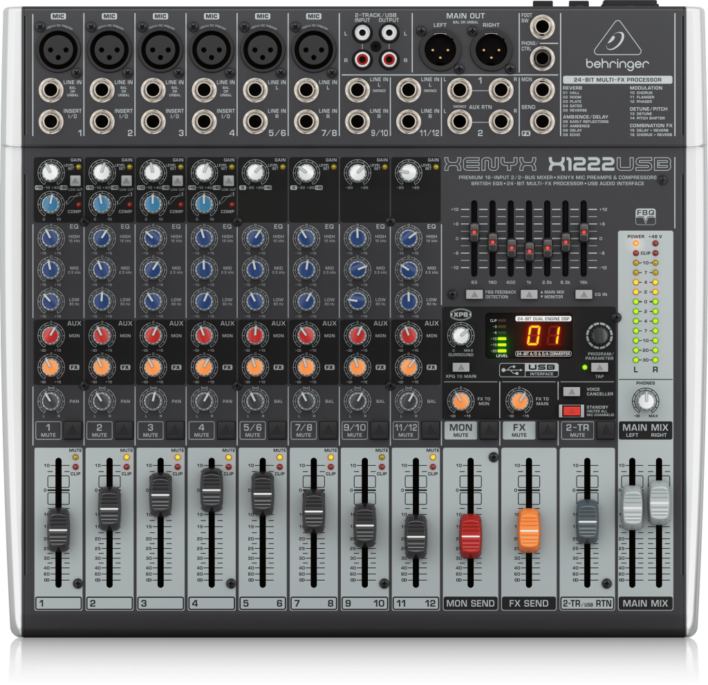 Behringer XENYX X1222USB Mikser audio