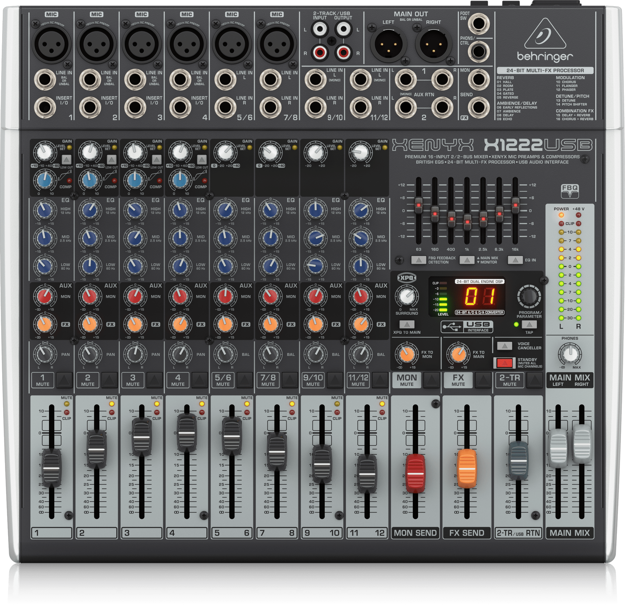 Behringer XENYX X1222USB Mikser audio