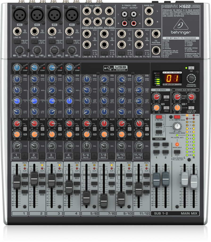Behringer XENYX X1622USB Mikser audio
